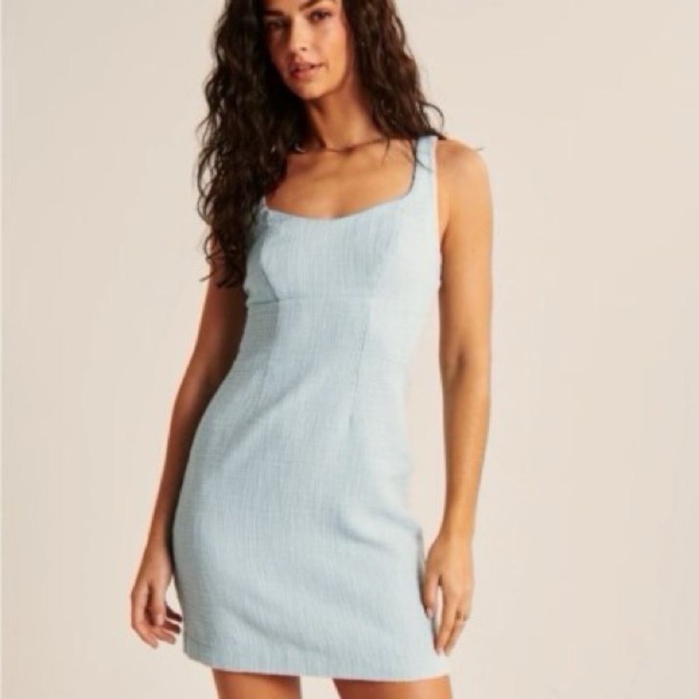 Abercrombie tweed corset mini dress